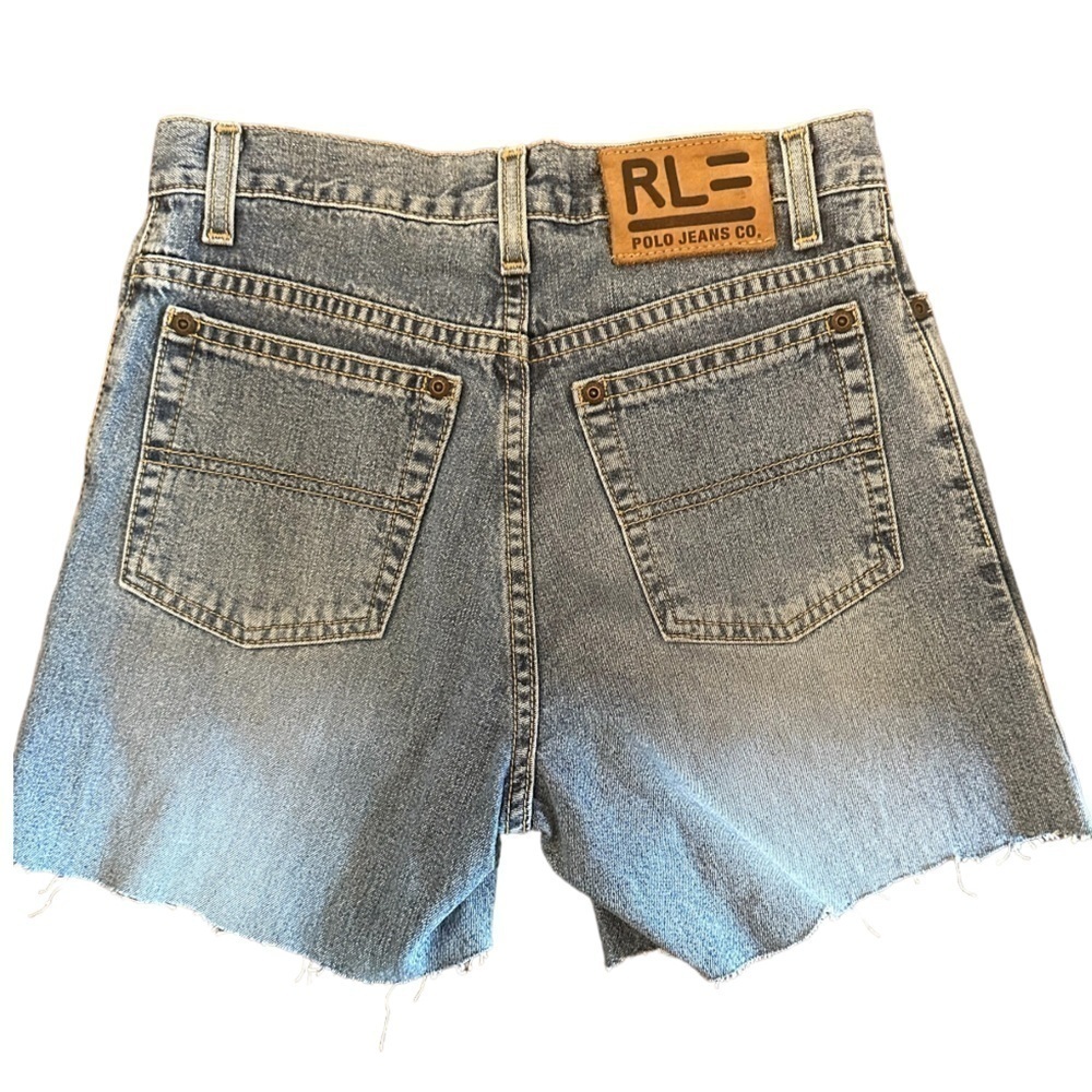 Ralph Lauren High Waisted Cutoff Jean Shorts Size 10